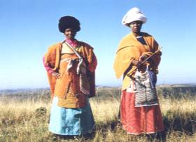 Mother and children.